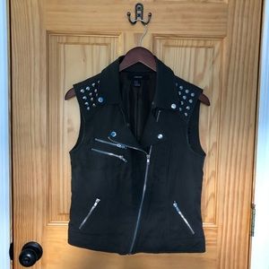 Forever 21 studded vest